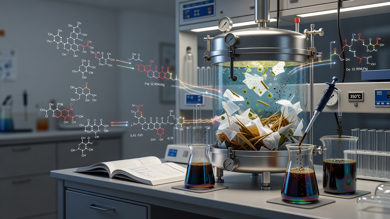 Researchers Turn Plastic Waste and Crop Residue Into Higher-Energy Liquid Fuel