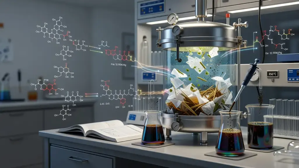 Researchers Turn Plastic Waste and Crop Residue Into Higher-Energy Liquid Fuel